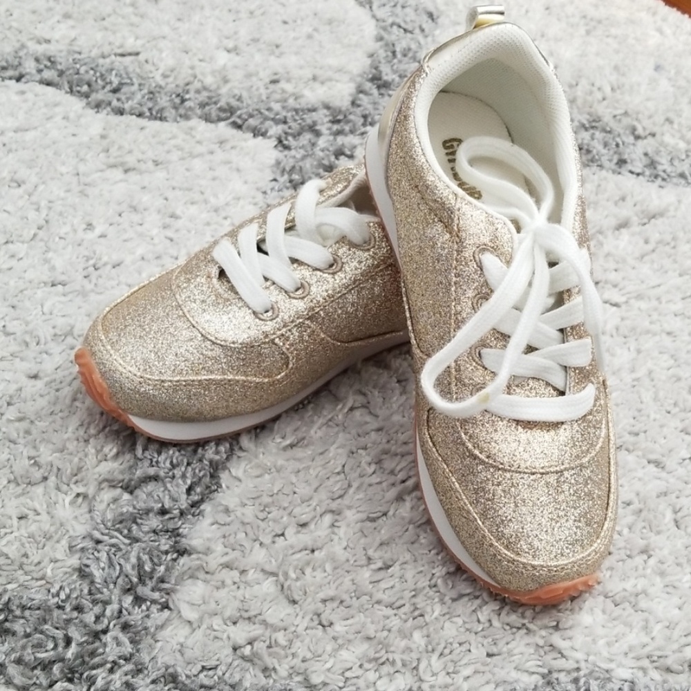 Gymboree Gold Glitter Sneakers